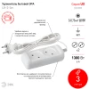 Удлинитель Россия UX-2-3m  ЭРА без заземл 2x0.75мм2 ШВВП 2гн 3м