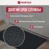 Коврик влаговпитывающий, ребристый “TRIP” 40*60 см "VORTEX", серый / 15
