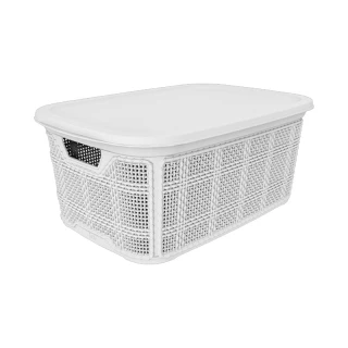 AK 600-B002 Корзина с крышкой 5л white