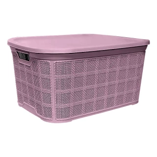 AK 602-B104 Корзина с крышкой 18л violet