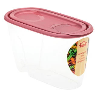 МП1220 Емкость для сыпучих продуктов 0.9л  ягодный (ООО"М-ПЛАСТИКА")