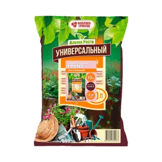 Почвогрунт универсальный "Азбука роста" 10л